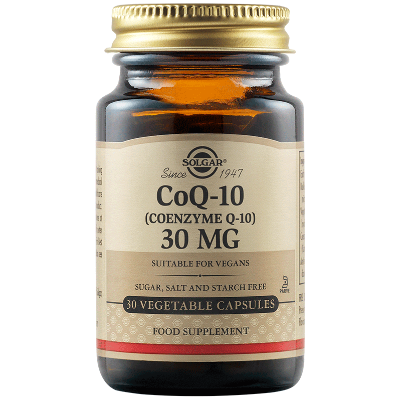 коензим q-10 30mg, веган капсули, 30 броя