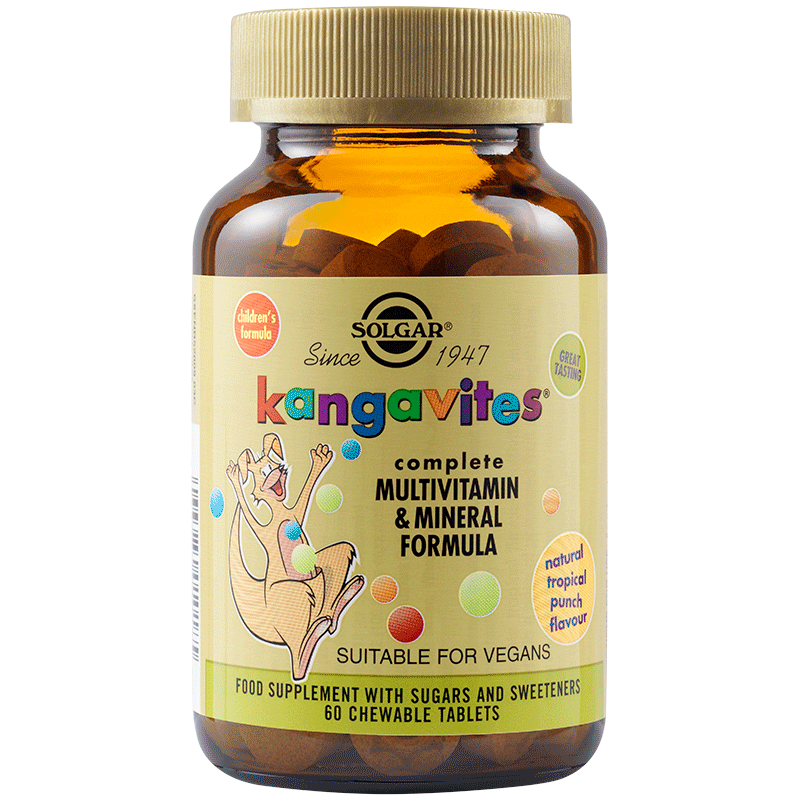 детски мултивитамини kangavites tropical 60 таблетки