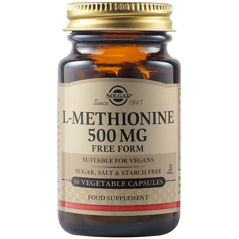 L-METHIONINE 500mg veg. caps 30s