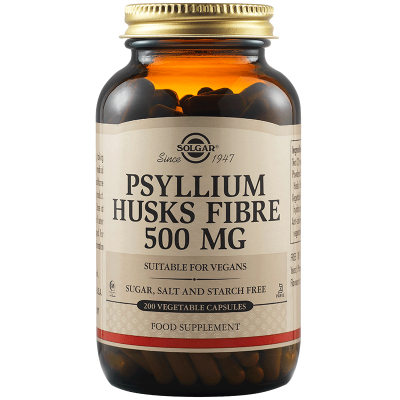 псилиум фибри 500 mg веган капсули 200 броя